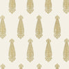 Schumacher Katara Paisley Straw Wallpaper