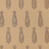 Schumacher Katara Paisley Aubergine & Gilt Wallpaper