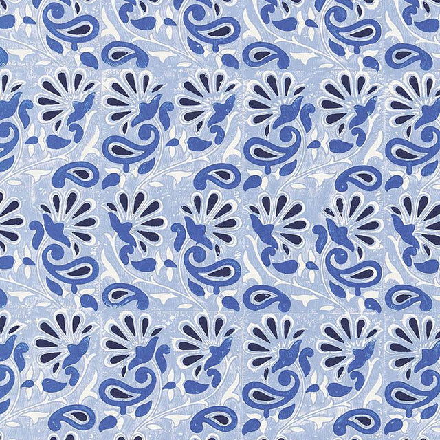 Schumacher Rampura Delft Wallpaper