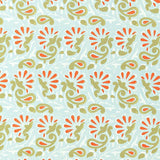 Schumacher Rampura Water Blue Wallpaper