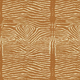 Brunschwig & Fils LE ZEBRE LINEN PRINT CARAMEL Fabric