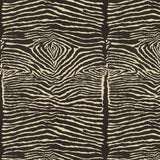 Brunschwig & Fils LE ZEBRE LINEN PRINT BLACK Fabric