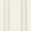 Schumacher Greek Key Stripe Water Blue Wallpaper