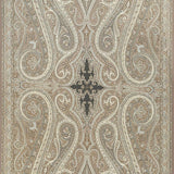 Schumacher Pasha Paisley Stone Fabric