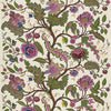 Schumacher Sinhala Linen Print Jewel Fabric