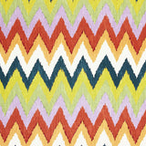 Schumacher Adras Ikat Print Caravan Fabric