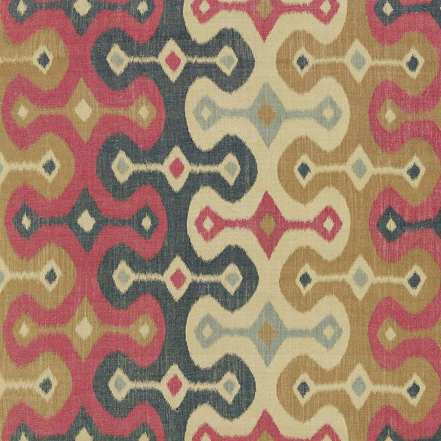 Schumacher Darya Ikat Spice Fabric