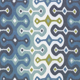 Schumacher Darya Ikat Sky Fabric