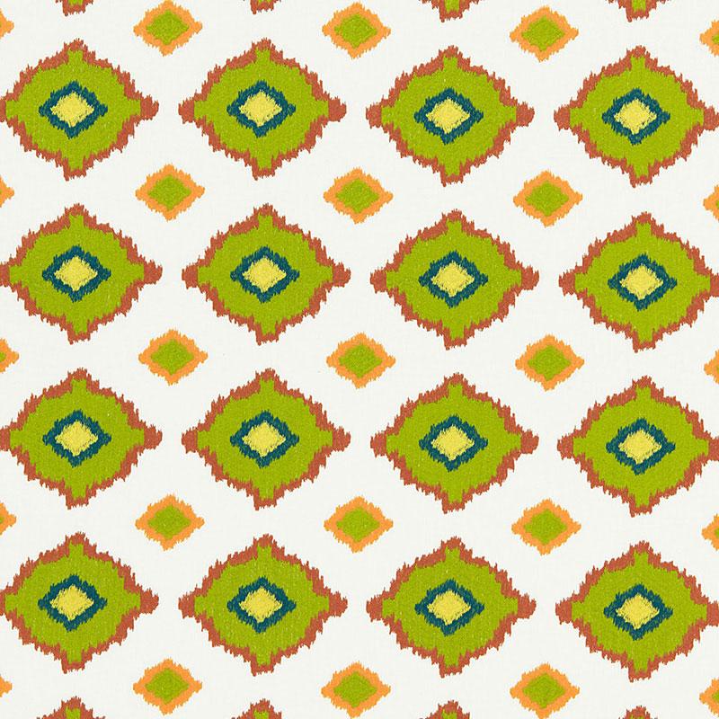 Schumacher Sikar Embroidery Citrus Fabric