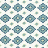 Schumacher Sikar Embroidery Sky Fabric