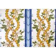 Brunschwig & Fils JOSSELIN COTTON AND LINEN PRINT LAGOON AND OCHRE Fabric