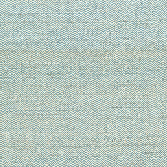 Schumacher Alhambra Weave Sky / Ivory Fabric
