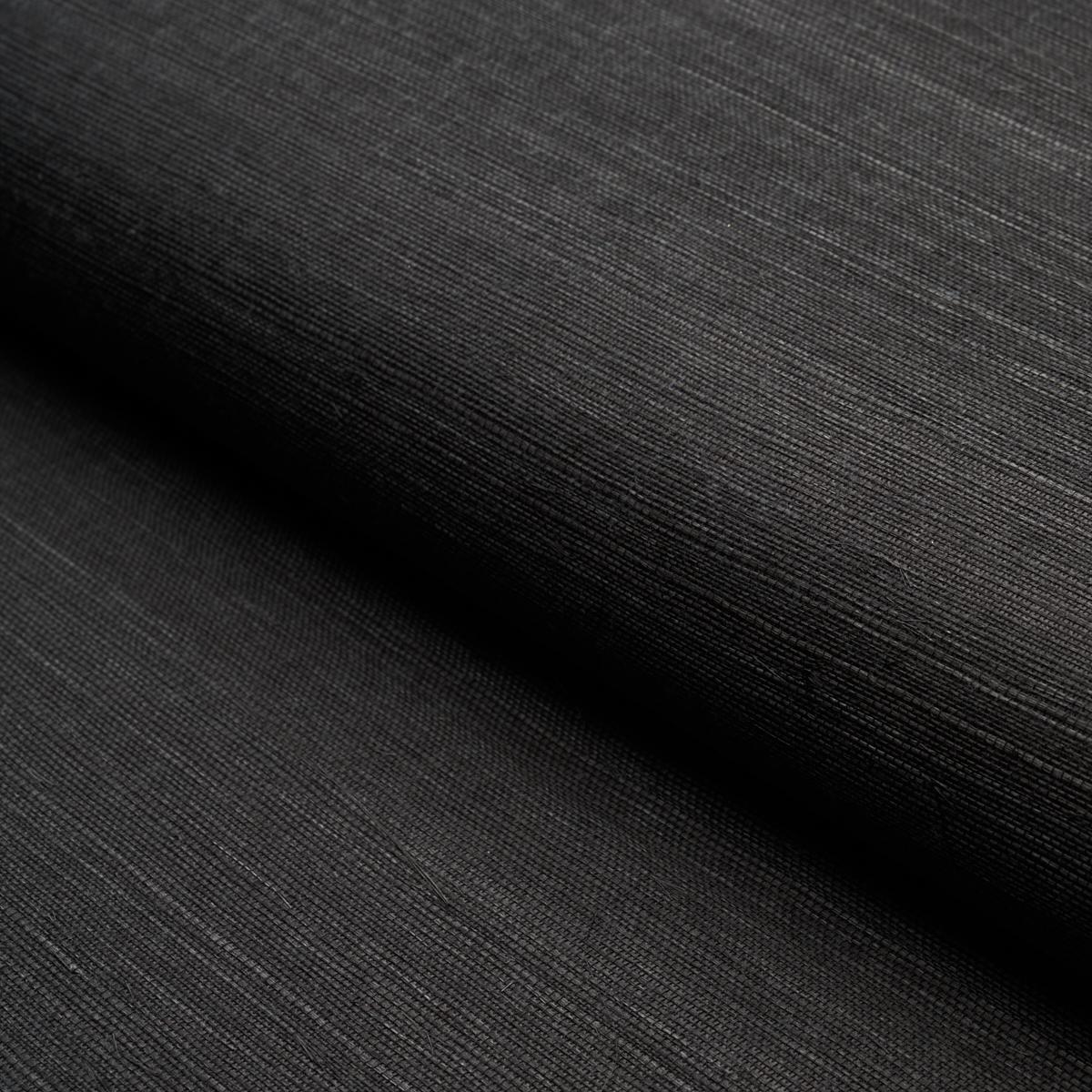 Schumacher Haruki Sisal Jet Wallpaper