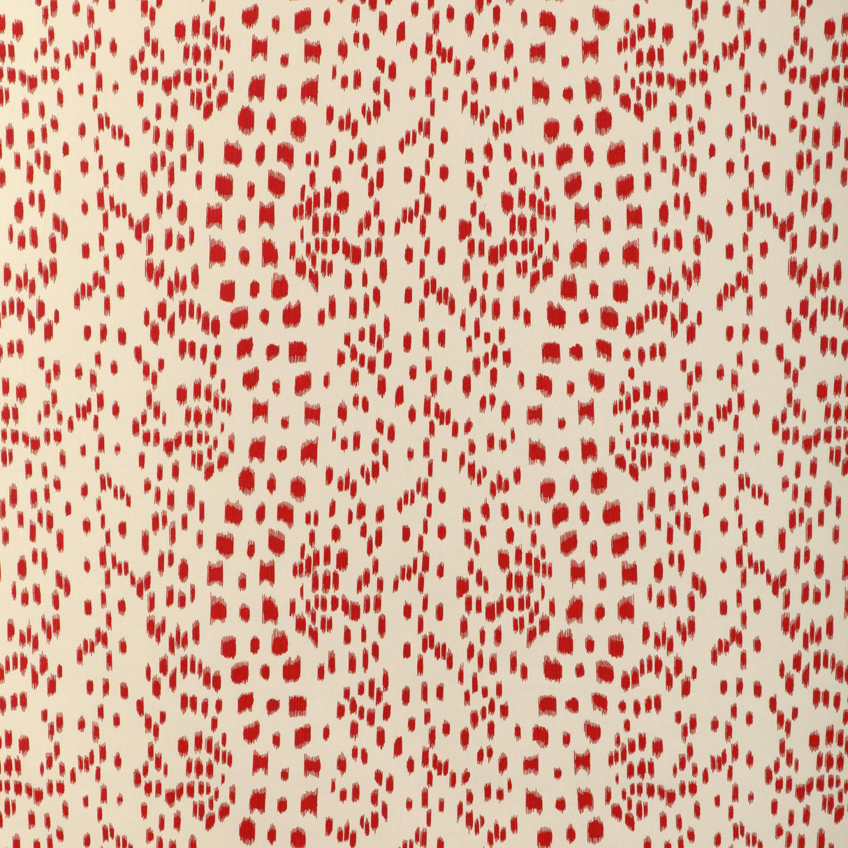 Brunschwig & Fils LES TOUCHES COTTON PRINT RED Fabric