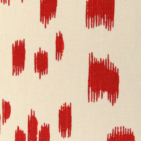 Brunschwig & Fils LES TOUCHES COTTON PRINT RED Fabric