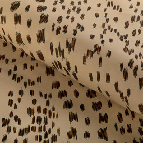 Brunschwig & Fils LES TOUCHES COTTON PRINT BROWN Fabric