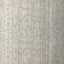 Schumacher Beaded Scroll Pewter Wallpaper
