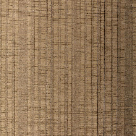 Schumacher Origami Stripe Sable Wallpaper