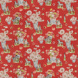 Brunschwig & Fils GILLIAN S ZEBRAS LINEN & COTTON PRINT FLAME Fabric