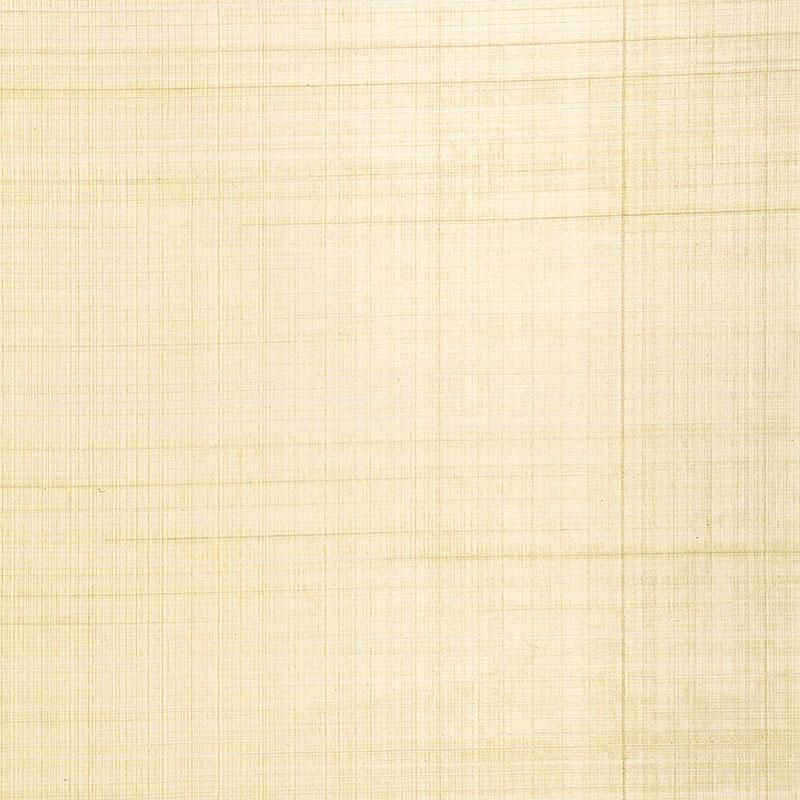 Schumacher Brushed Plaid White Gold Wallpaper