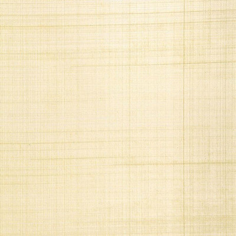 Schumacher Brushed Plaid White Gold Wallpaper