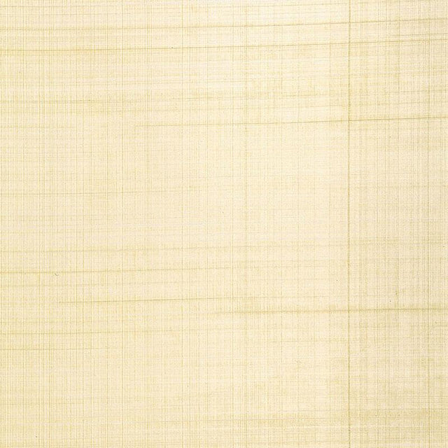 Schumacher Brushed Plaid White Gold Wallpaper