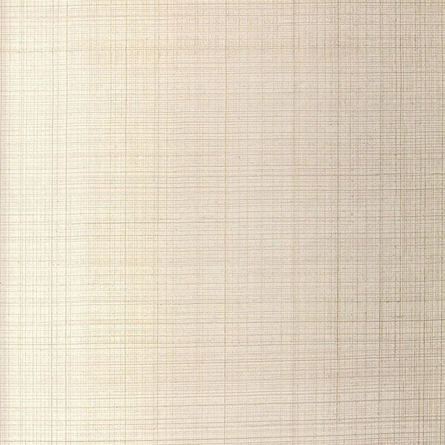 Schumacher Brushed Plaid Oyster Wallpaper