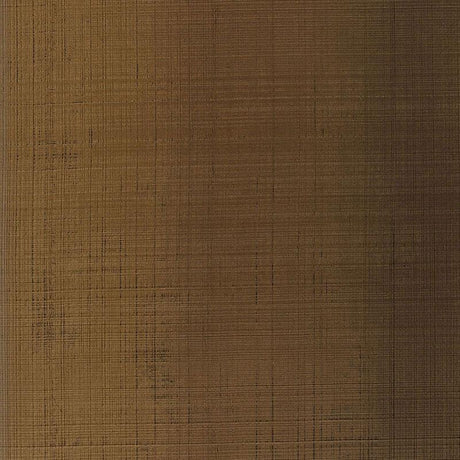 Schumacher Brushed Plaid Burnished Bronze Wallpaper