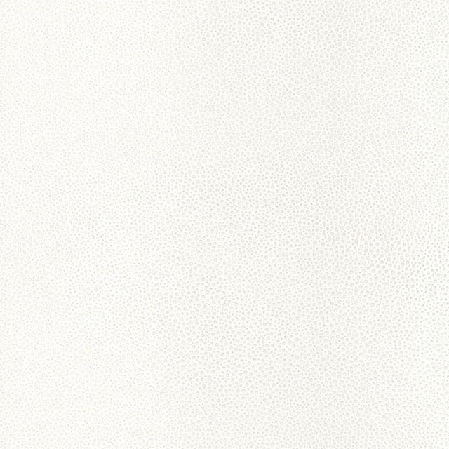 Schumacher Shagreen White Pearl Wallpaper