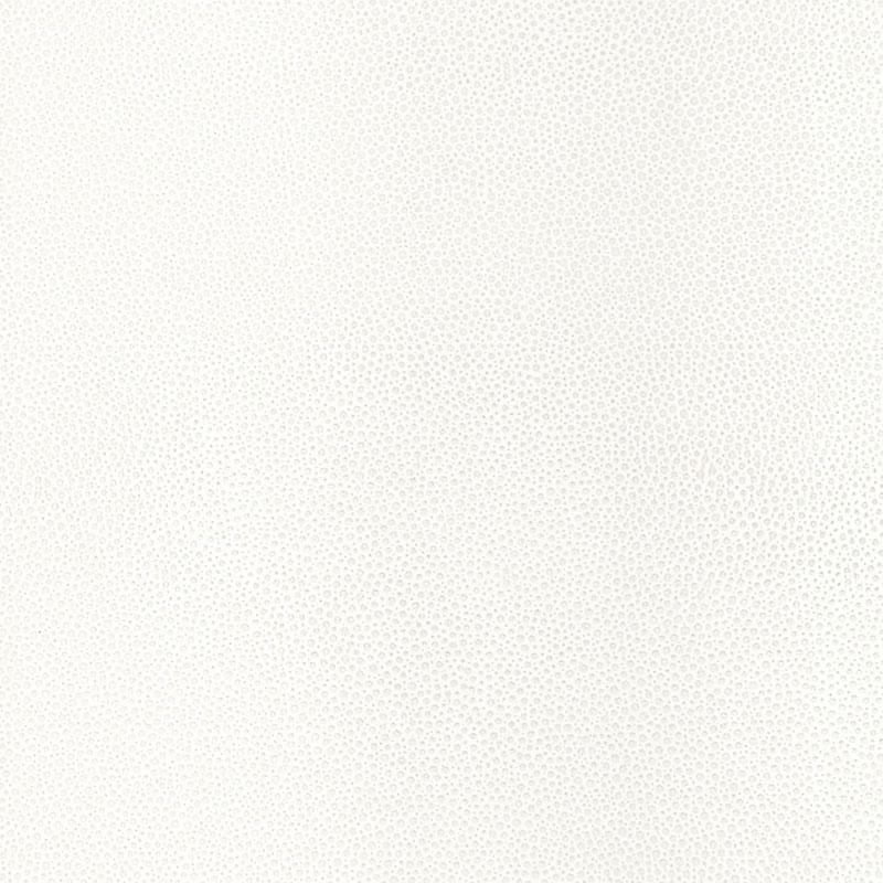 Schumacher Shagreen White Pearl Wallpaper