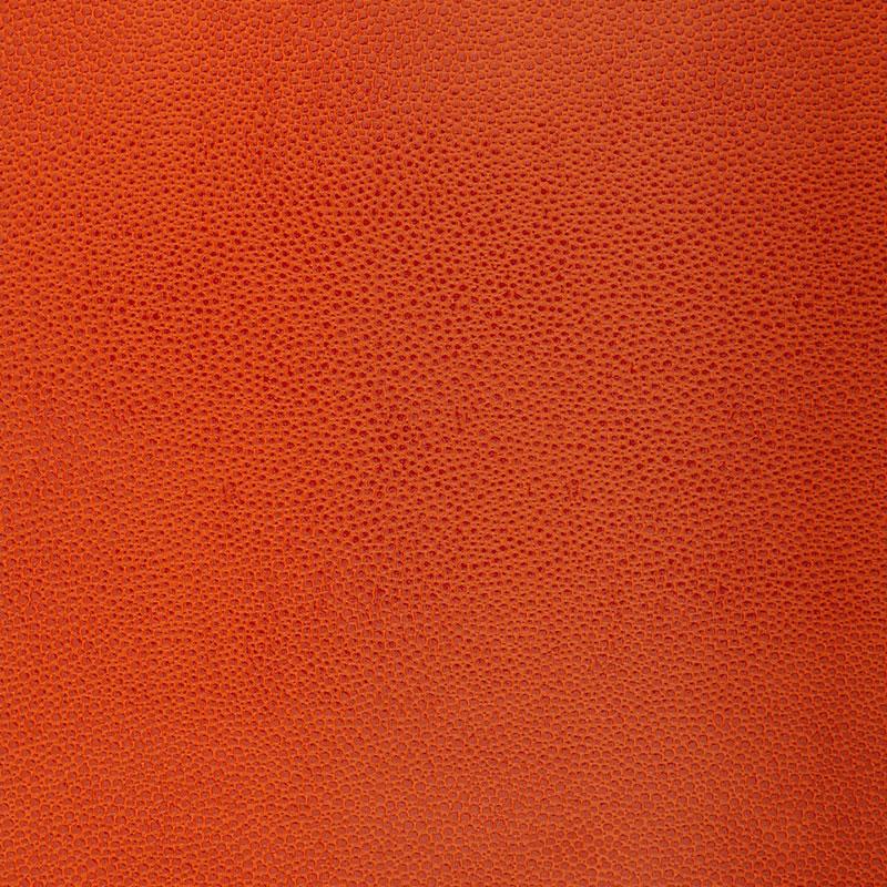 Schumacher Shagreen Chinese Orange Wallpaper