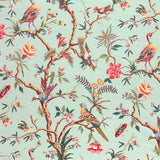 Brunschwig & Fils BIRDS OF A FEATHER LINEN & COTTON PRINT C ELADON Fabric