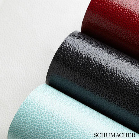 Schumacher Shagreen Oxblood Wallpaper