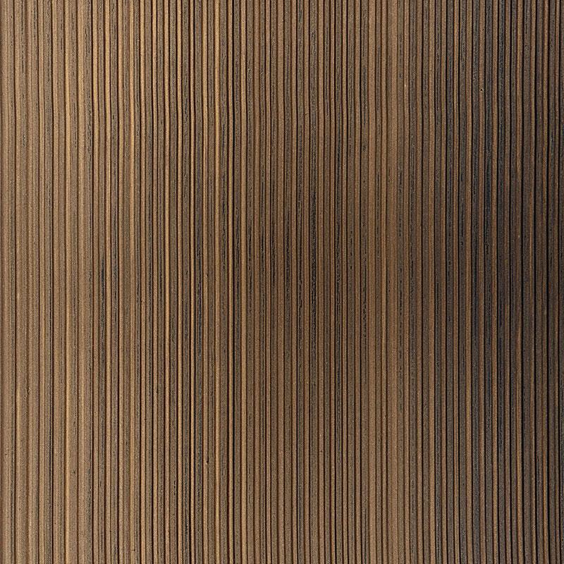 Schumacher Rimini Rib Burnished Bronze Wallpaper