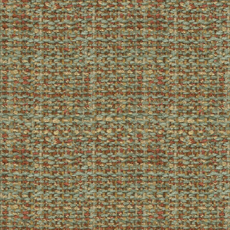 Brunschwig & Fils BOUCLE TEXTURE JADE/CORAL Upholstery Fabric