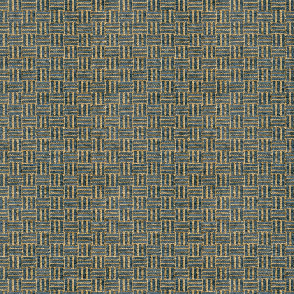 Brunschwig & Fils REED TEXTURE INDIGO Upholstery Fabric