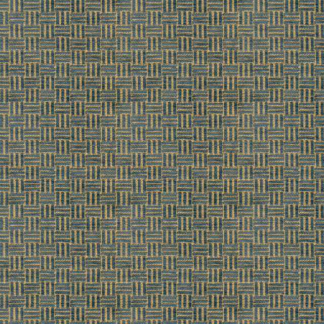 Brunschwig & Fils REED TEXTURE INDIGO Upholstery Fabric