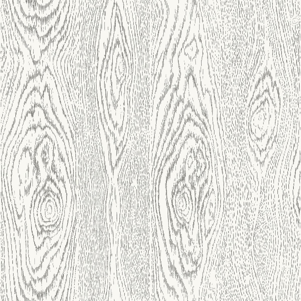 Cole & Son Wood Grain Black And White Wallpaper