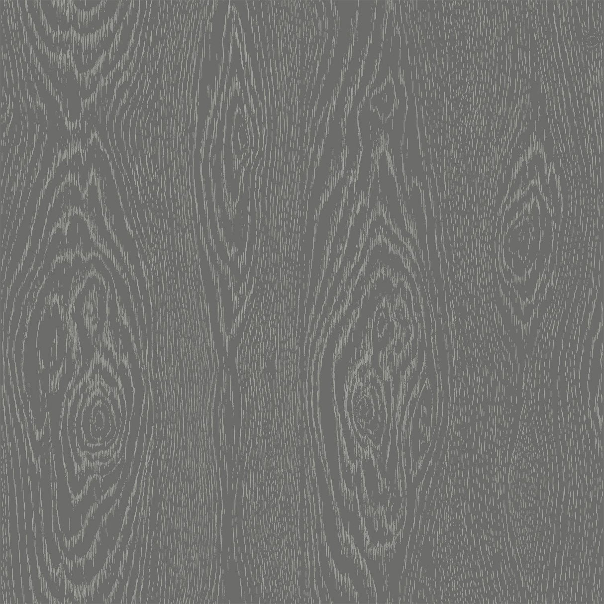 Cole & Son WOOD GRAIN BLACK AND SILVER Wallpaper