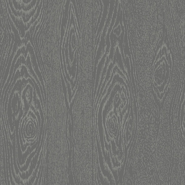 Cole & Son WOOD GRAIN BLACK AND SILVER Wallpaper