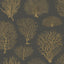 Cole & Son SEAFERN BLACK & GOLD Wallpaper