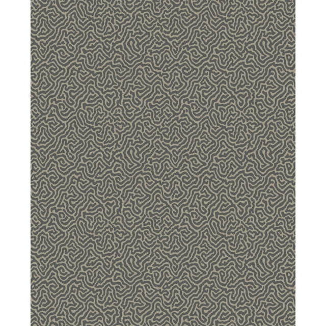 Cole & Son VERMICELLI BLACK & LINEN Wallpaper