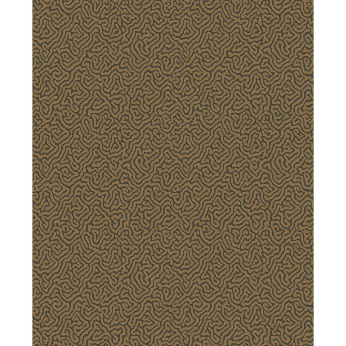 Cole & Son Vermicelli Black & Bronze Wallpaper