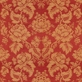 Brunschwig & Fils MOULINS DAMASK ROUGE/IVOIRE Upholstery Fabric