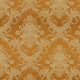 Brunschwig & Fils CHARLIEU LAMPAS COGNAC/IVOIRE Upholstery Fabric