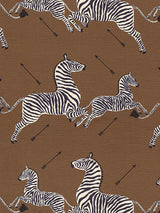Scalamandre Zebras | Fabric Safari Brown Fabric