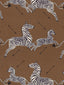 Scalamandre Zebras | Fabric Safari Brown Fabric