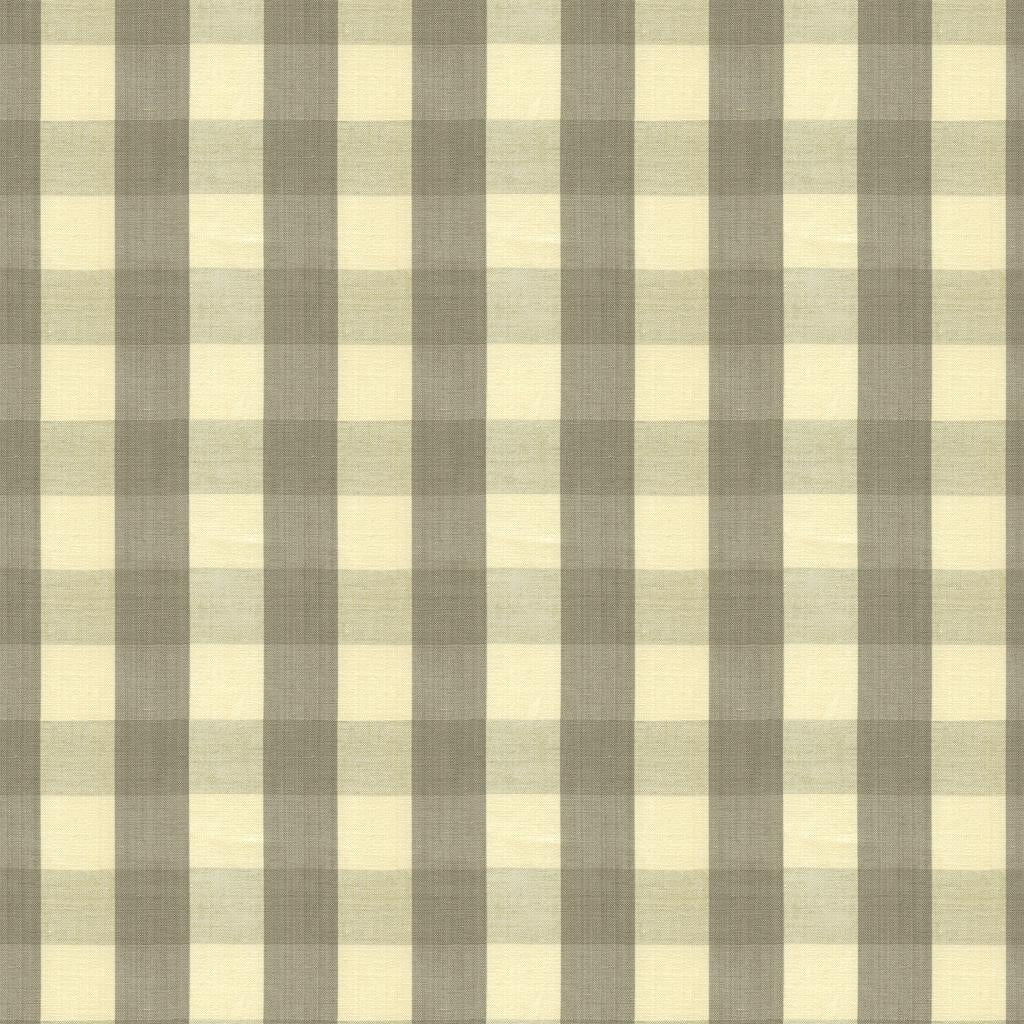 Brunschwig & Fils CARSTEN CHECK SMOKE Upholstery Fabric