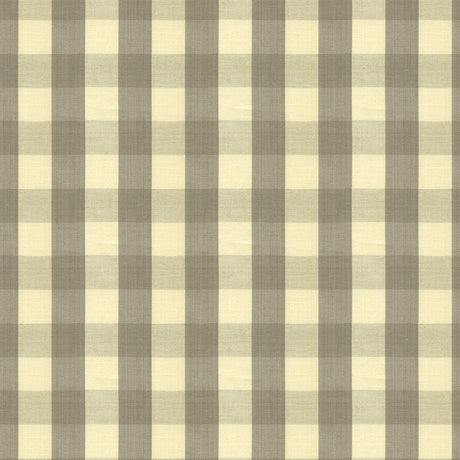 Brunschwig & Fils CARSTEN CHECK SMOKE Upholstery Fabric