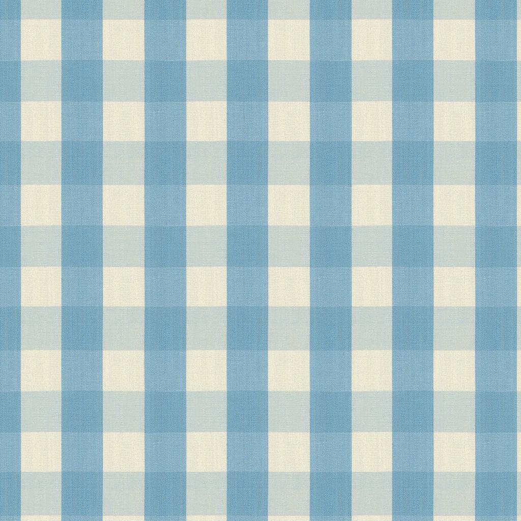 Brunschwig & Fils CARSTEN CHECK FRENCH BLUE Upholstery Fabric